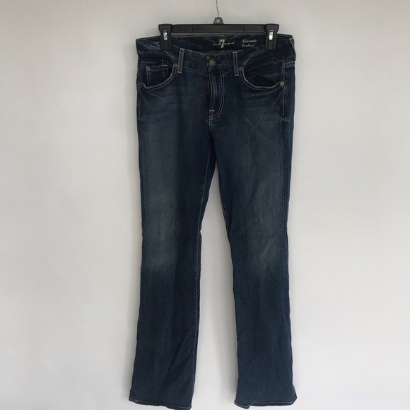 Seven Light Weight Dark Denim Bootcut Jeans - Picture 2 of 6